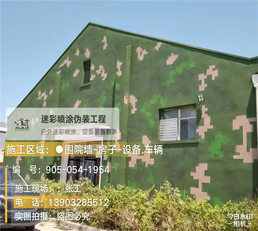 江津外墙数码迷彩漆施工报价清单（100㎡标准墙面测算）